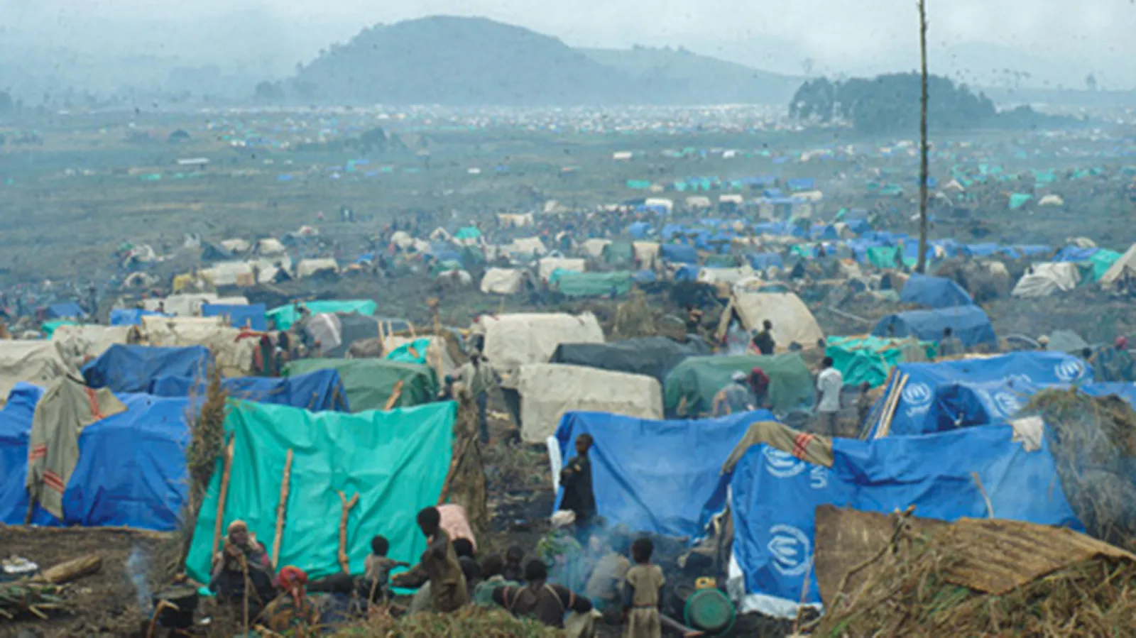 Kimbumba refugee camp in Goma, Zaire (1994)
